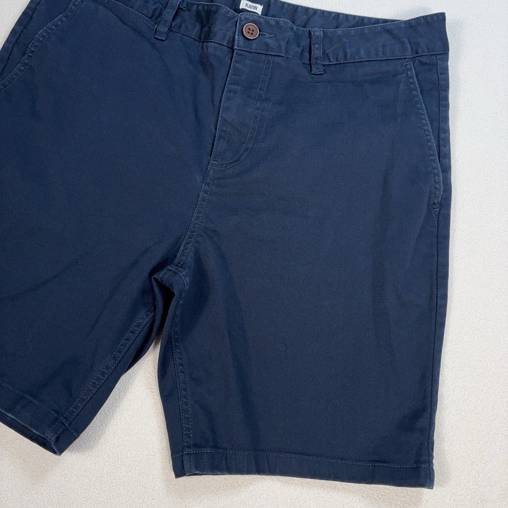 Katin 8"‎ Shorts Men's 32 (fits 33) Navy Stretch Surf Casual Chinos - Picture 5 of 16